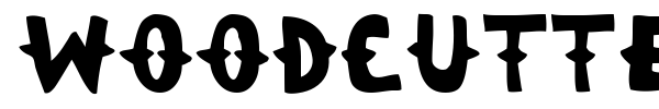 Woodcutter Dramatica font preview